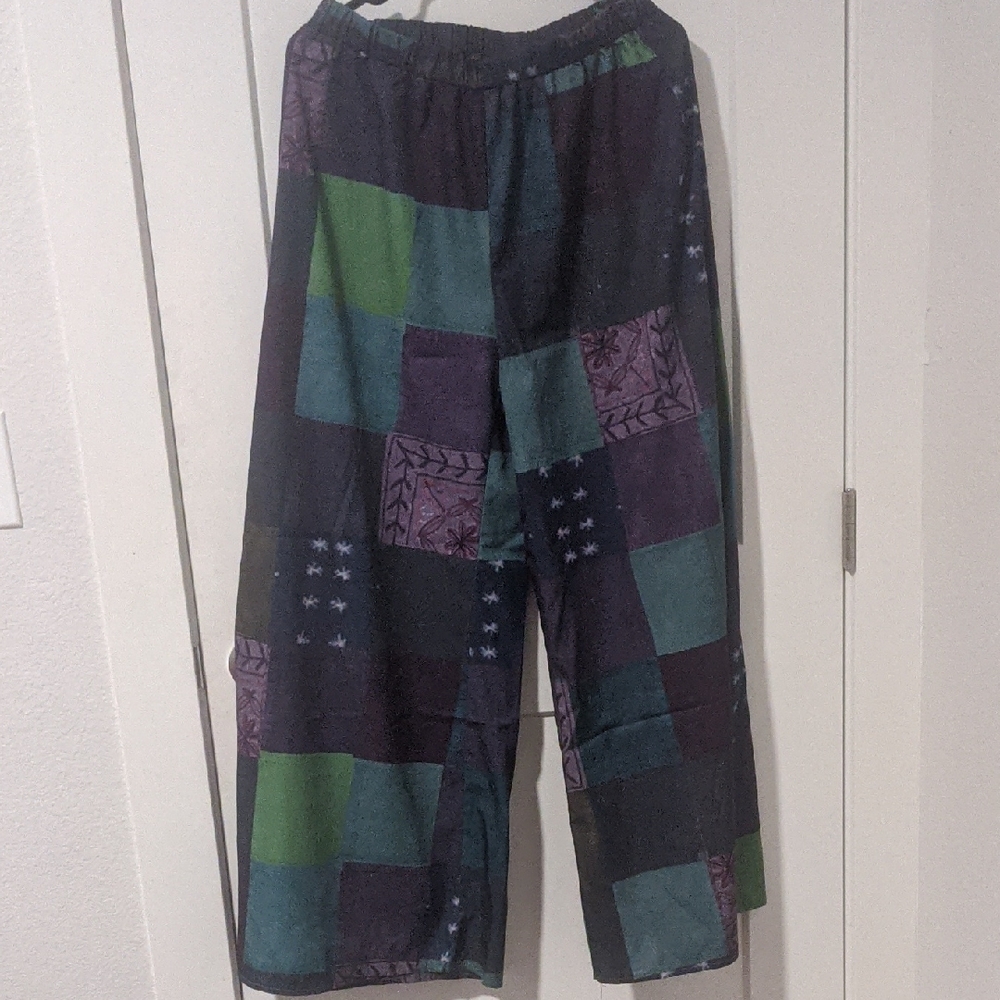 Patchwork Multicolor Men's Pants